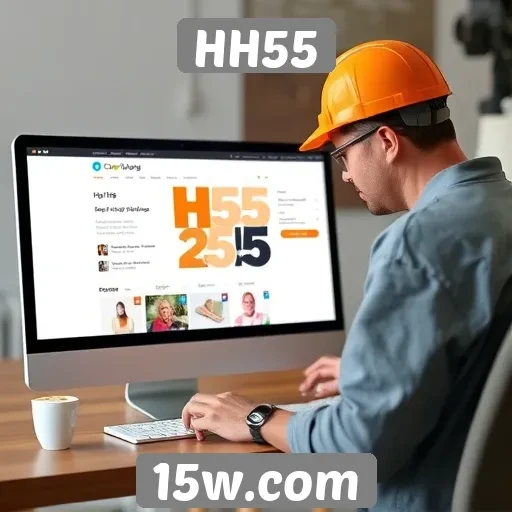 Experiência do usuário no site HH55 é otimizada